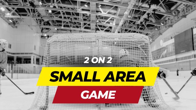 Small Area Game: 2 on 2 with controlled zone escape