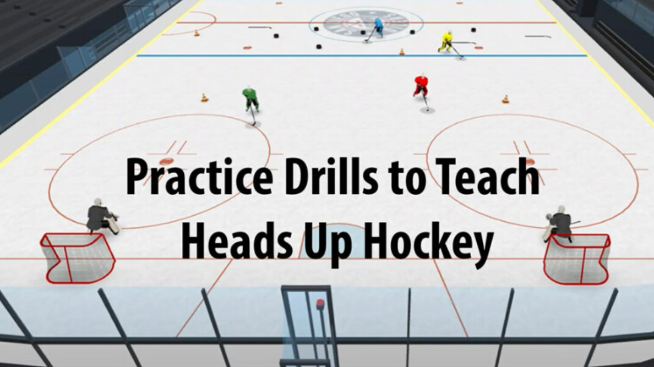 3 Hockey Practice Drills to Teach Heads Up Hockey