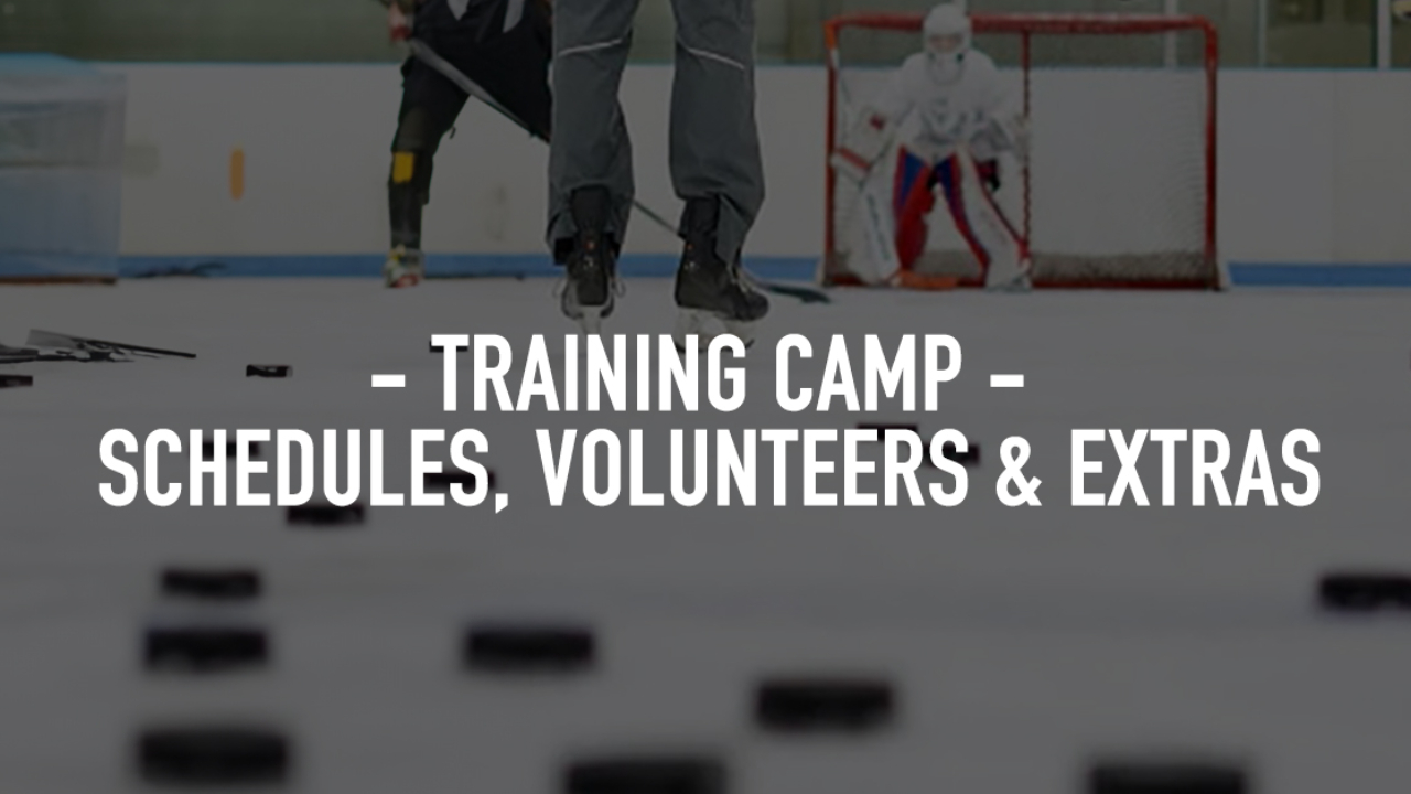 Training Camp: Schedules, volunteers & extras