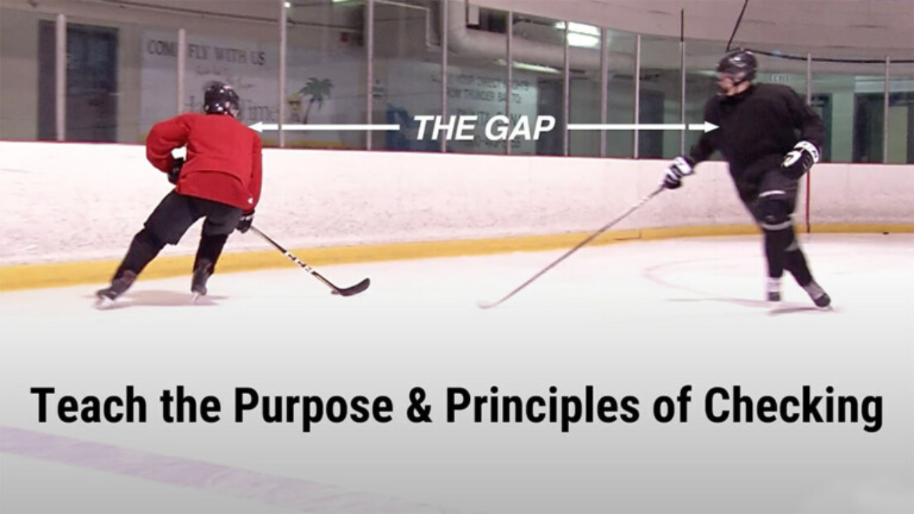 3 Hockey Practice Drills to Teach the Purpose & Principles of Checking