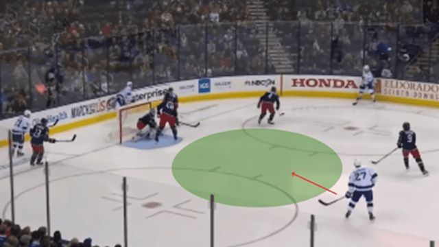 How NHL teams use off-puck spacing to generate offence