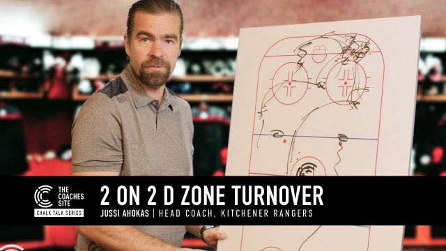 Chalk Talk: 2 on 2 D Zone Turnover Drill