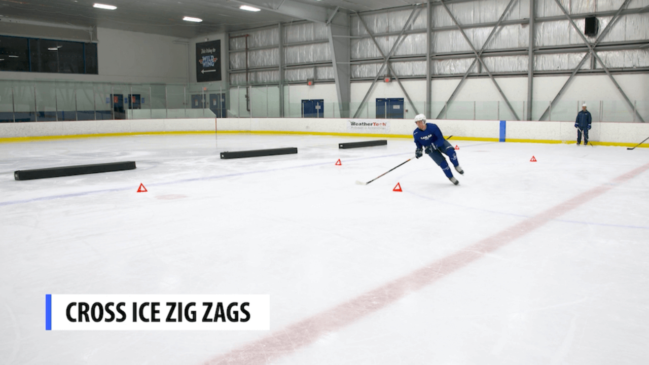 Cross Ice Zig Zag - Outside Edge